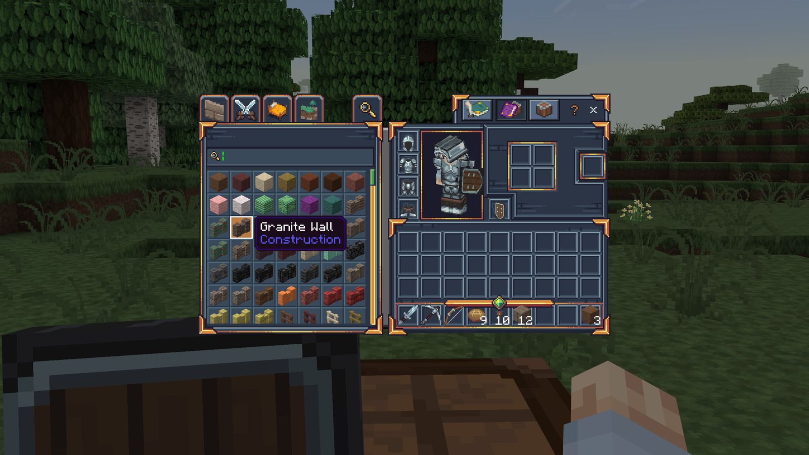 Iron & Stone HUD · 2