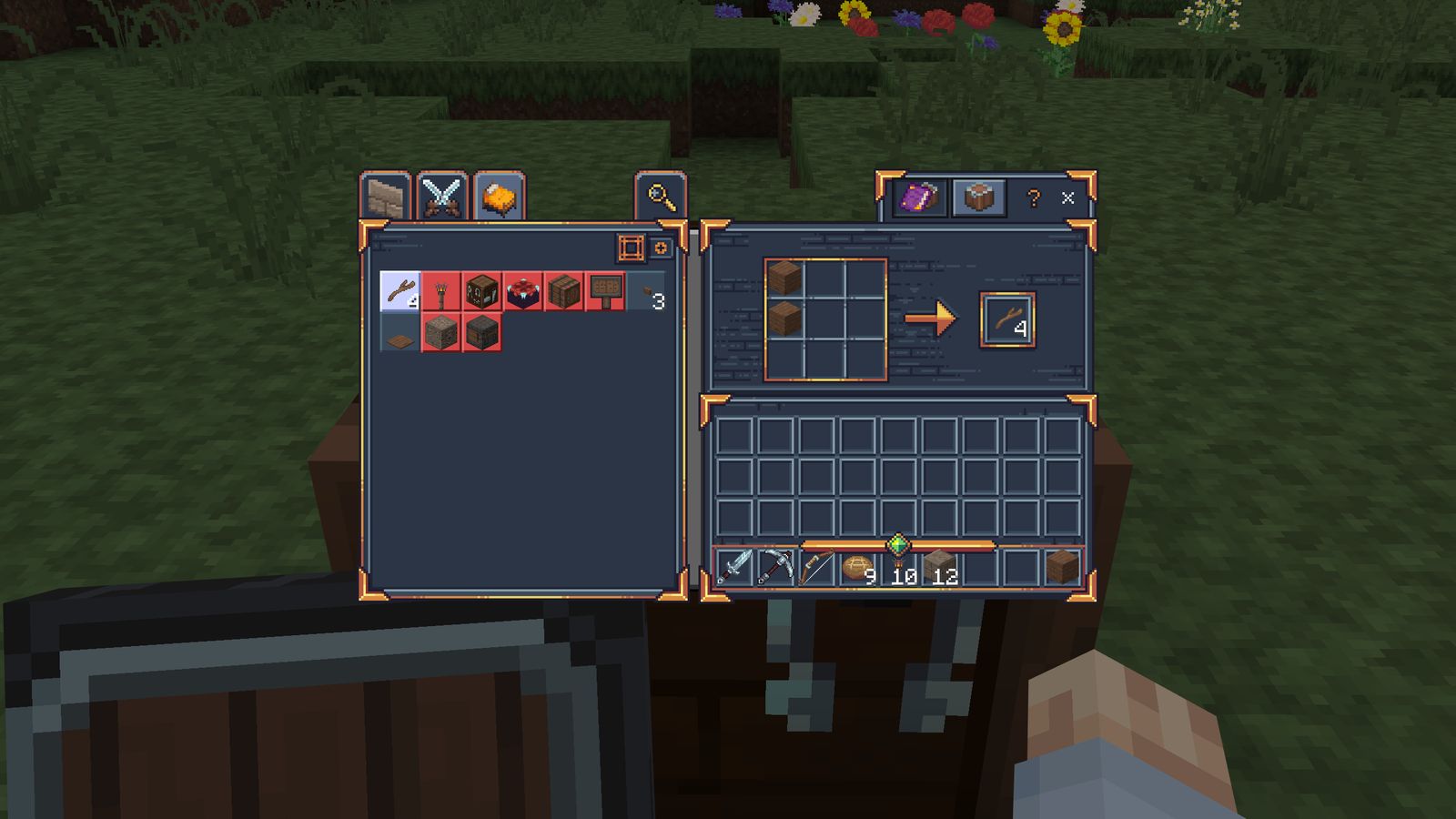 Iron & Stone HUD · 3