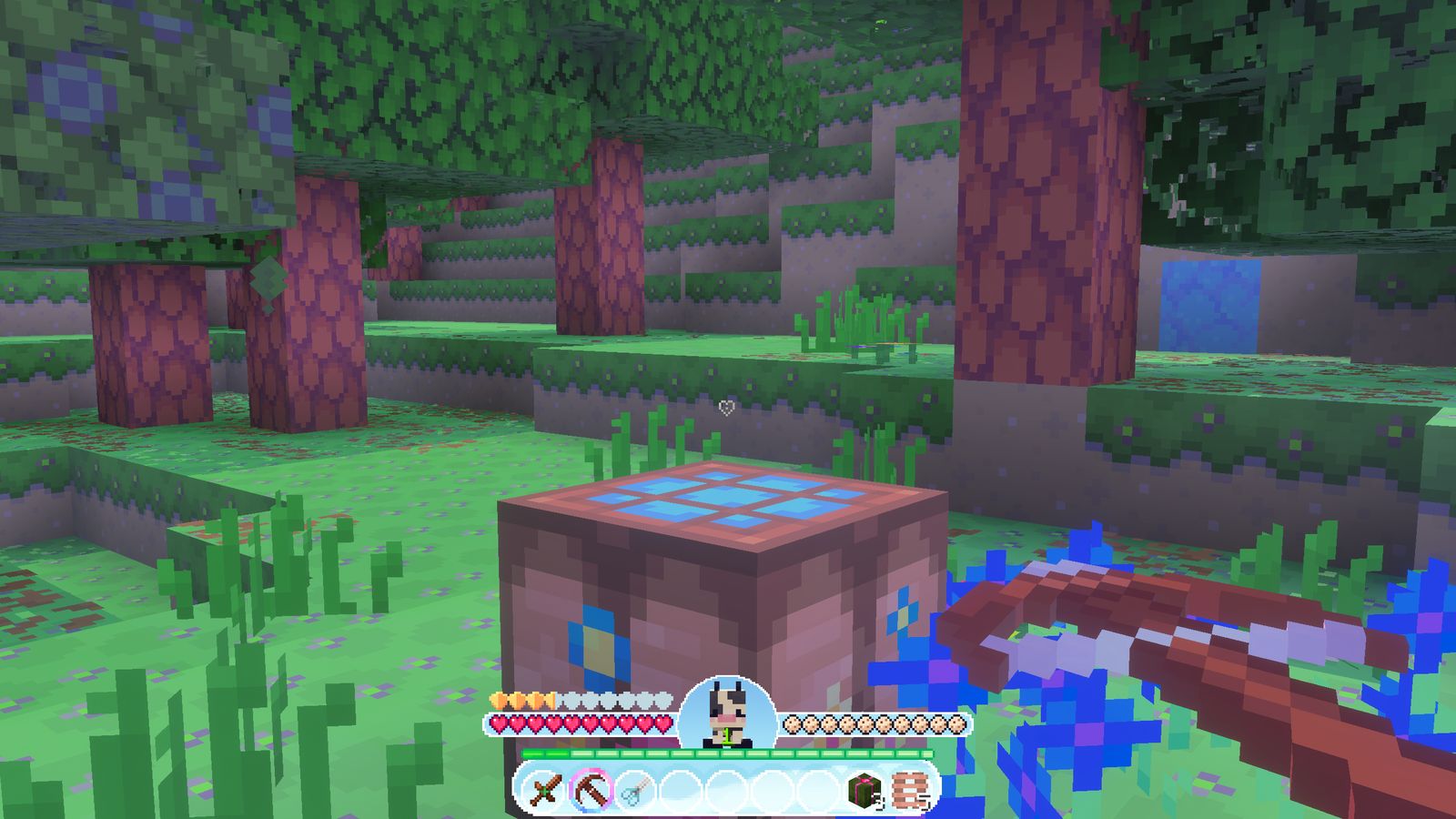 Cow in the Super Cute hotbar · 2