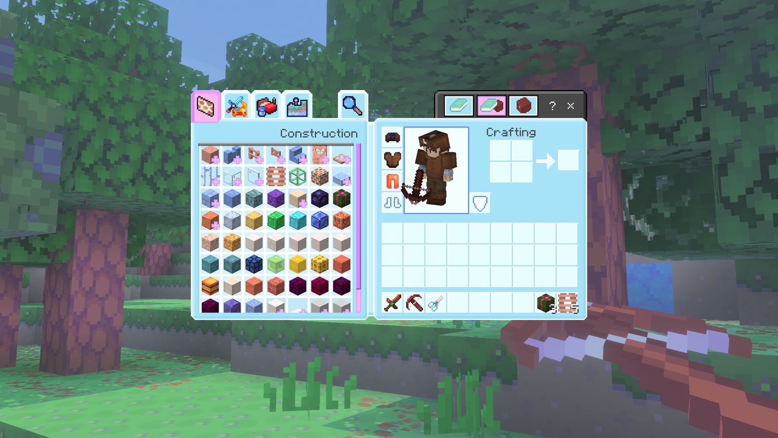 Cow in the Super Cute hotbar · 3